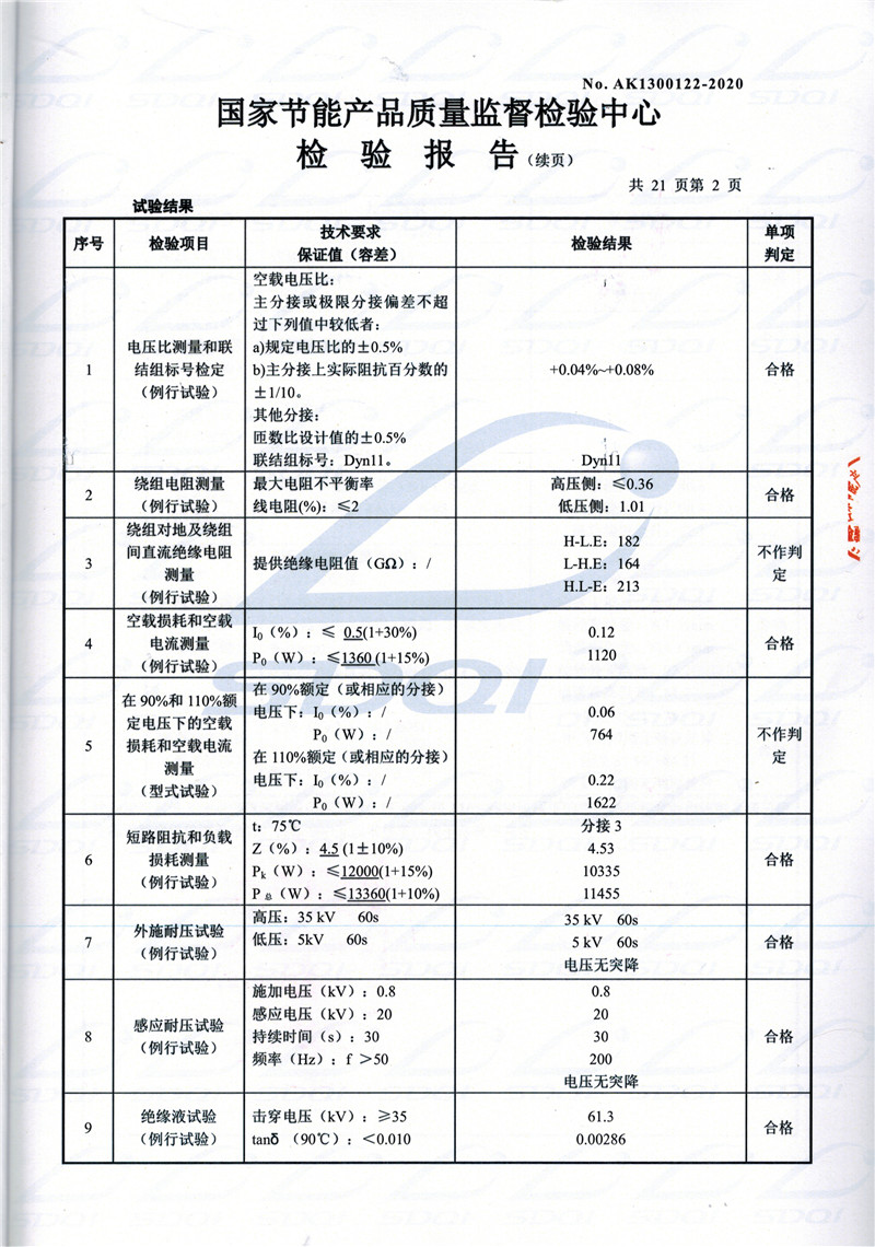 高低压试验报告-S11-1250邛崃邛崃邛崃油浸式变压器-2.jpg